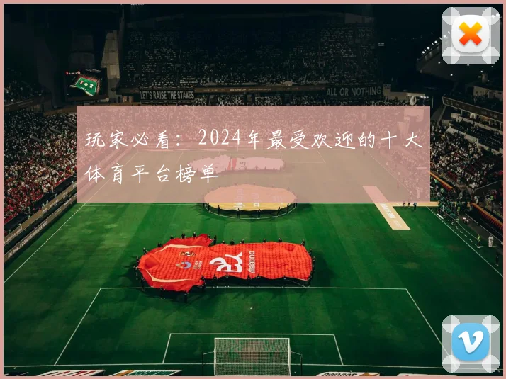 玩家必看：2024年最受欢迎的十大体育平台榜单
